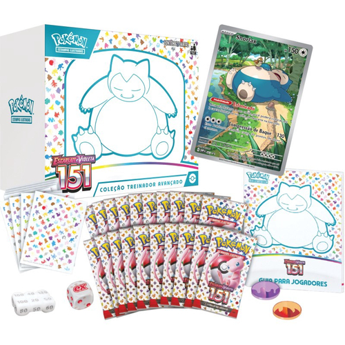 Pokemon Box - Coleção Treinador Avançado - Escarlate e Violeta - Miraidon ( roxo) em Promoção na Americanas