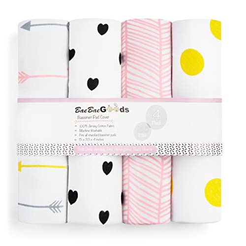 Bassinet Len is Premium Bassinet Fitted Sheets 4 Pack 100