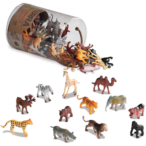 Cavalos de Brinquedo Sortidos em Miniatura para Crianças 3 +, 60 Pçs de 2'  - Terra por Battat em Promoção na Americanas