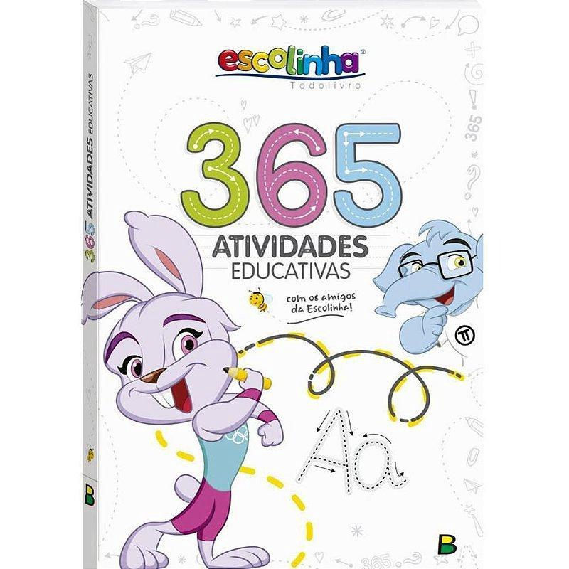 Livro Infantil 2 a 6 Anos - 365 Desenhos para Colorir Todolivro na