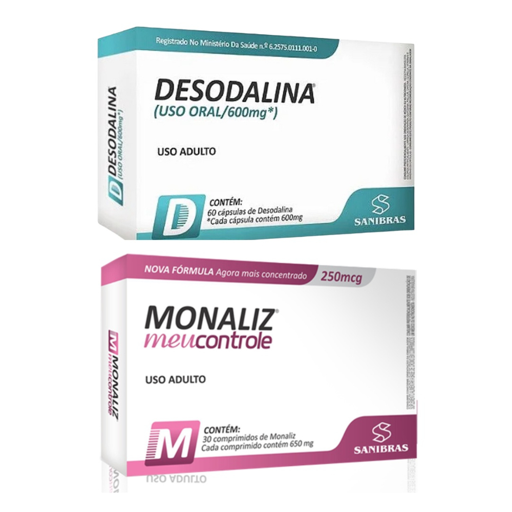 Kit Desodalina + Monaliz + Dyudrene - Sanibrás - Supremo Suplementos