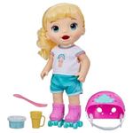 Boneca Baby Alive Loira Roller Skate Patinadora F53545B00 Hasbro