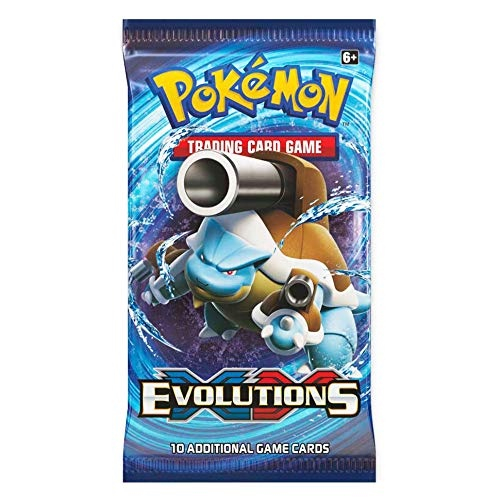 Pokemon tcg: xy Evolutions, Pacote de Cartas com 10 Unidades, +