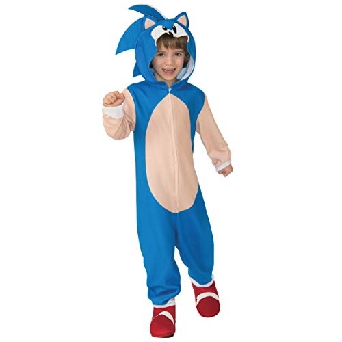 Conjunto Infantil Fantasia Knuckles Vermelha Amigo do Sonic