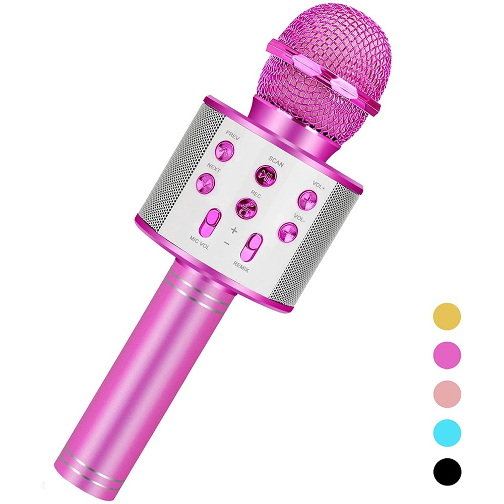 Presentes para meninas de 4 a 10 anos, microfone de karaokê Bluetooth sem  fio para crianças, presentes para meninas de 5 a 10 anos, brinquedos para  meninas de 5 a 10 anos