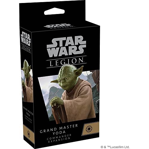 Star Wars Legion Grand Master Yoda Comandante expansão Jogo de