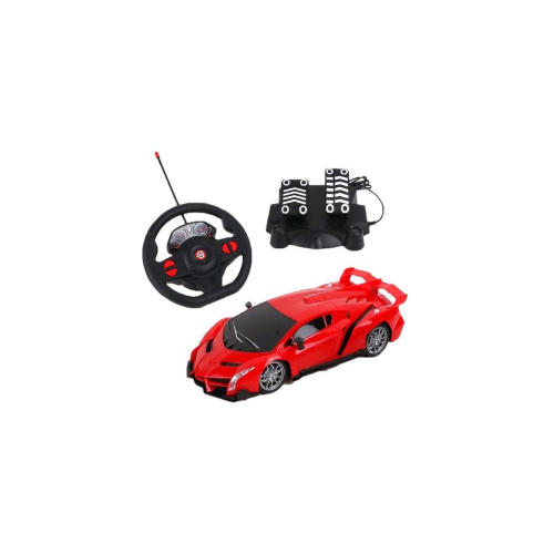 Carro Com Controle Remoto Racing Raptor Vermelho Multikids - BR1336