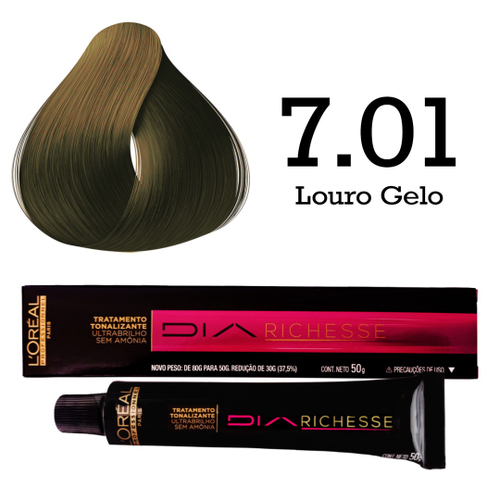 Tonalizante L'Oréal Professionnel Richesse Louro Gelo 7.01