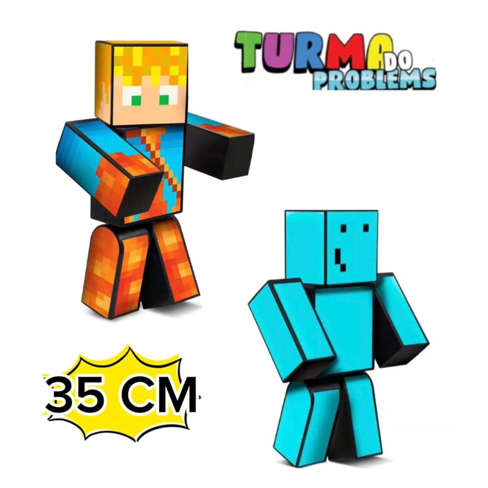 Boneco Lopers 25 cm Minecraft Original