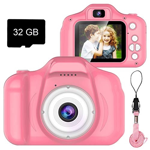 Seckton Upgrade Kids Selfie Camera, Presentes de Aniversário de Natal para  Meninas de 3 a 9 anos, Câmeras de Vídeo Digital HD para Criança, Brinquedo  Portátil para 3 4 5 6 7