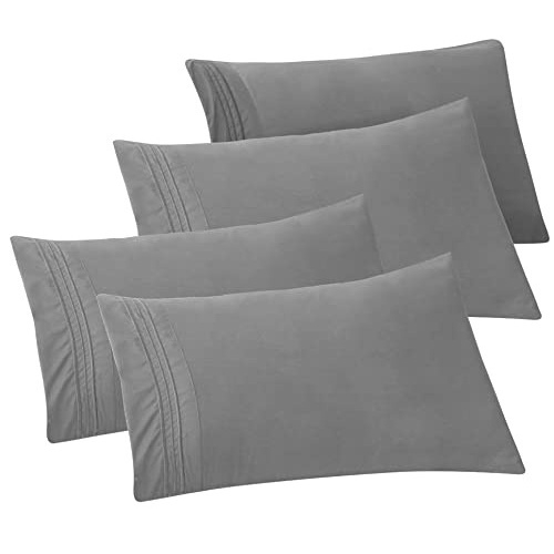 Elegante Comfort 4-PACK Almofadas Sólidas 1500 Thread Count