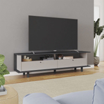 Rack para TV até 70 Polegadas 2 Portas Basculantes 1 Prateleira mdp 12mm