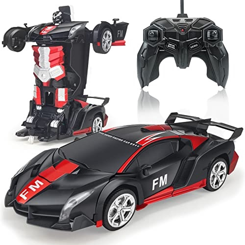 Robô De Carros RC Recarregável De 2,4 Ghz Para Controle Remoto Infantil  Transform Robot Car