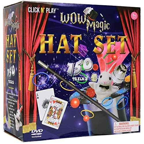 Click N' Play Magician Dress Up & Magic Tricks Set para Crianças