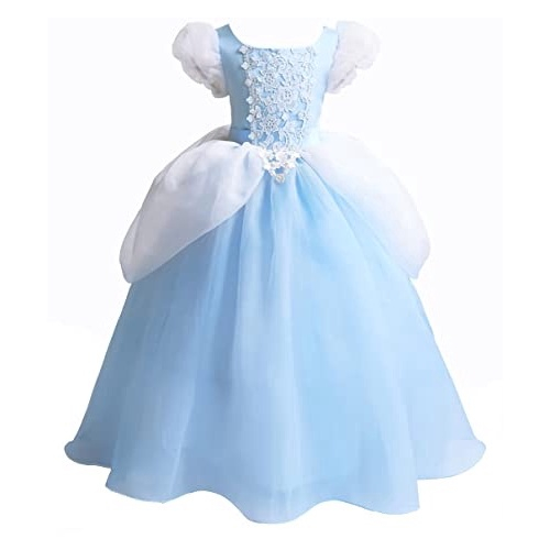 Cinderela Princesa Cosplay Tulle Vestido Kids Girl Ball Vestido Festa De  Baile Vestido Fantasia Fantasia