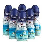 Aromatizador de roupa Clorox Scentiva Scent Booster Beads Aroma bonito e fresco de brisa do Pacífico e coco Reforço de perfume de contas de lavanderia fáceis de usar 9,7 onças (pacote com 6)