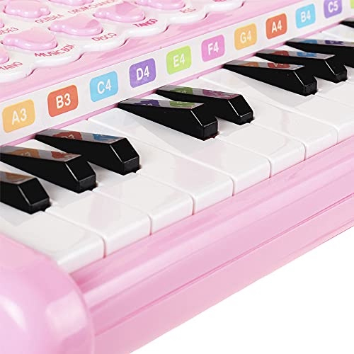 Brinquedo Infantil Teclado Musical Com Luz Caramujinho - Tudofer