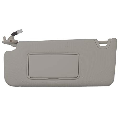 Dasbecan Gray Left Driver Side Sun Visor com Light Compat vel com