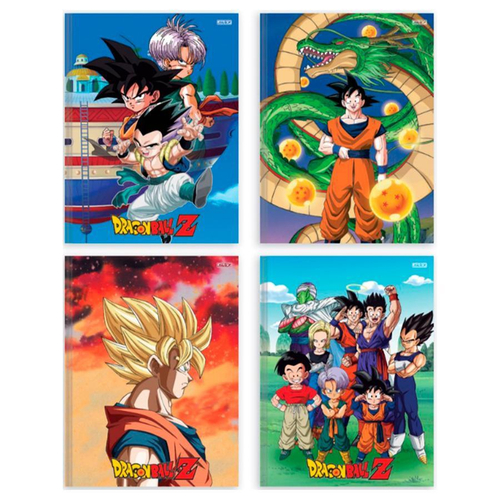 Caderno De Desenho Dragon Ball Super C/4 60 Fls Cartografia