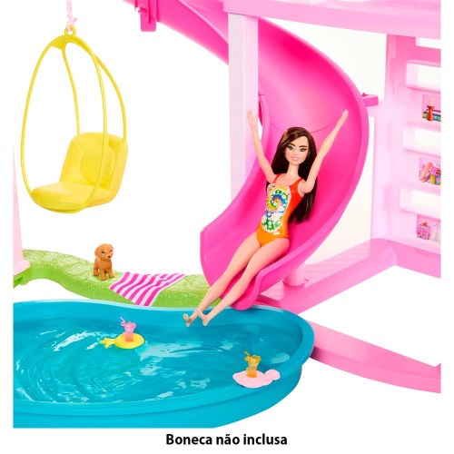 Casa dos Sonhos Barbie Mansão 3 Andares De Luxo C/ Acessórios