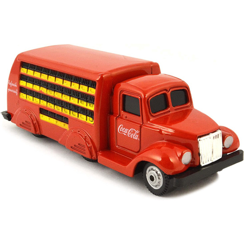 Caminhão Carreta Scania Baú Coca Cola Brinquedo Plástico e Madeira 90cm