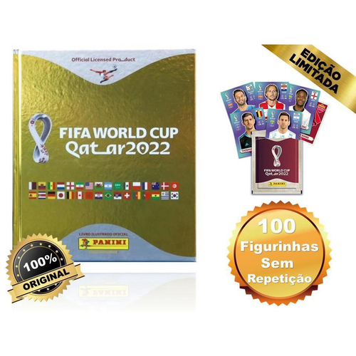 Figurinha Rara Ouro Copa 2022 Original Super Promoção