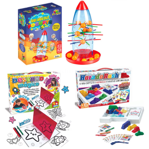 Kit Brinquedos p/ Crianças Jogos Educativos Super Divertidos em Promoção na  Americanas