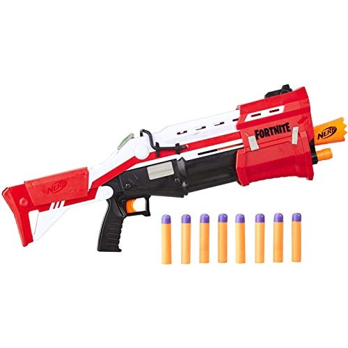 Nerf Fortnite Ts Blaster - Pump Action Dart Blaster, 8 Dardos