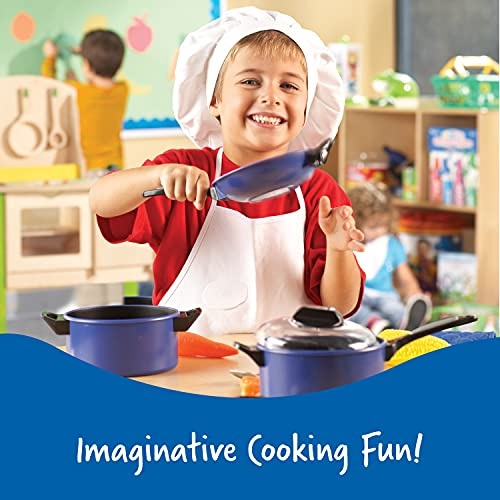 Cozinhar e assar conjunto Chef Set compatível com brinquedos de menina  compatível com 3-6 anos de idade meninos meninas jogos de culinária