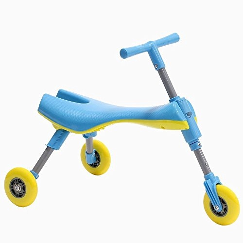 Motoca Infantil Triciclo Azul Som E Pedais Velotrol Empurrar