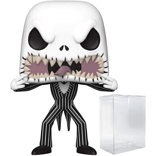 Disney: O Pesadelo Antes do Natal - Jack Skellington (Cara Assustadora)  Funko Pop! Boneco de vinil (fornecido com capa protetora compatível com Pop  Box) em Promoção na Americanas