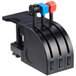 Logitech G Saitek pro Flight Throttle Quadrant, Alavancas do Eixo de Simulação Profissional, Display lcd, Switches Rocker 3x Bid-Way, Suporte Ajustável, usb, pc - Preto