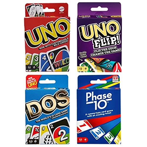 Mattel-UNO DARE! Jogos De Cartas Para Entretenimento Familiar