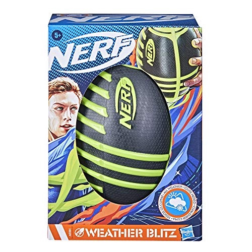 Nerf Weather Blitz Espuma Football for All-Weather Play - Easy-to-Hold  Grips - Ótimo para Jogos Interiores e Ao Ar Livre - Verde em Promoção na  Americanas