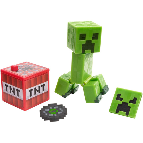 Minecraft - Boneco Creeper Explosivo Grande Dnh14 - MP Brinquedos