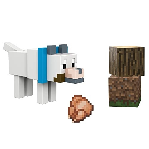  Minecraft Craft-A-Block Bess Figure, Authentic Pixelated  Video-Game Characters, Action Toy to Create, Explore and Survive,  Collectible Gift for Fans Age 6 Years and Older : Toys & Games