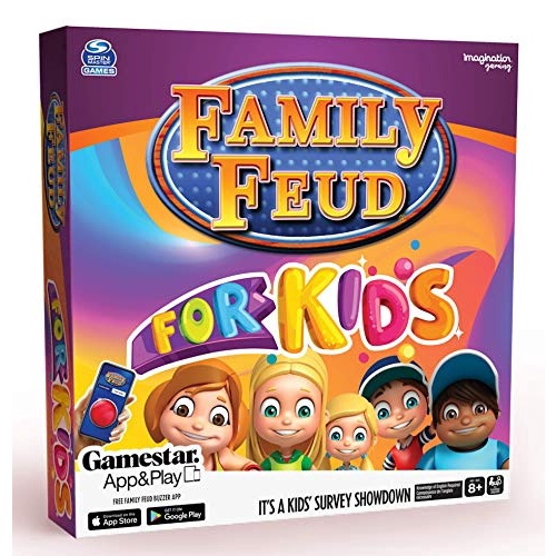 Family Feud Kids Edition Jogo, Perguntas para Crianças Ótimas para diversão  em família, 150 cartas de perguntas, 50 cartões de dinheiro rápido, app com  efeitos sonoros em Promoção na Americanas