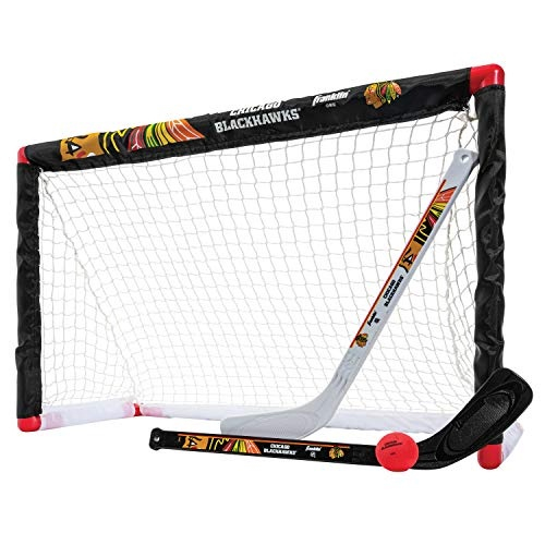 Franklin Sports Conjunto de taco de hóquei de rua infantil NHL – Inclui (2)  tacos de hóquei de rua juvenil + (1) bola de hóquei ao ar livre – Conjunto  perfeito para