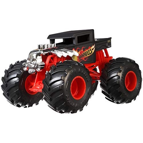 Hot Wheels Monster Trucks Veículo de Brinquedo 1:24 Pé Grande