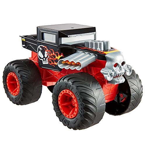 Hot Wheels Monster Trucks Bone Shaker veículo fundido em escala 1:24 com  rodas gigantes para crianças de 3 a 8 anos Ótimo presente Caminhões de  brinquedo grandes escalas em Promoção na Americanas