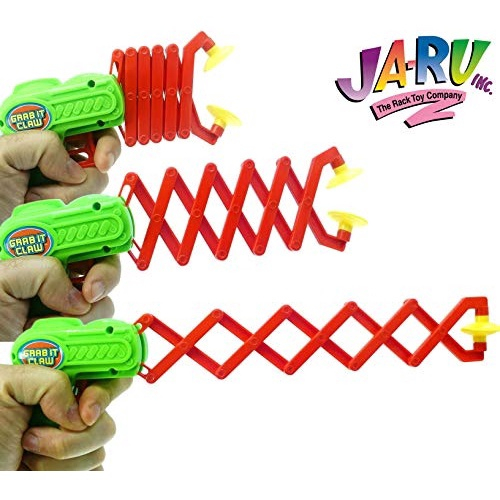 Ja-RU Robô Arm Claw Grabber, Grab it Claw Toy (6 Unidades Variadas) Expande  12 polegadas