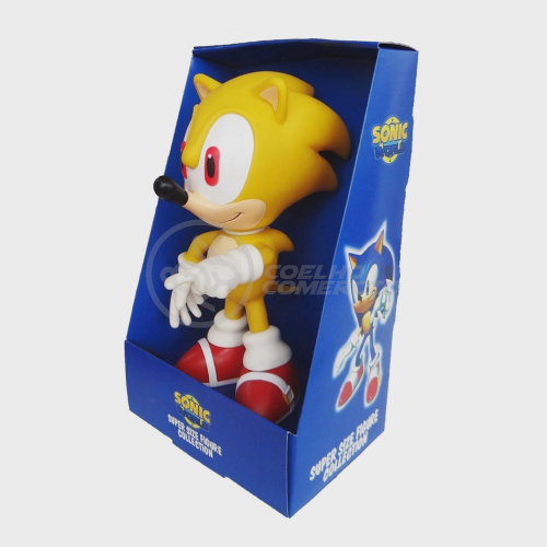 Boneco Action Figure Super Sonic 23cm Sonic - Casa & Vídeo