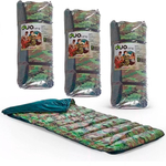 Kit 3 Colchonetes Saco de Dormir fa Colchões Duo Camp Acampamento Camping Solteiro 185x65cm Camuflado 15183