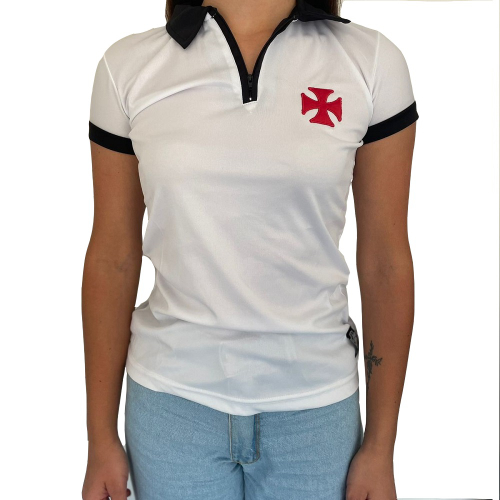 Camiseta Vasco Cruz de Malta Masculina - Branco