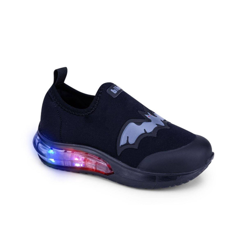 T nis Infantil bibi Space Wave Luz Led Colorido Morcego Batman Masculino