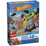 Jogo Quebra Cabeça Puzzle Hot Wheels 150 Peças - Grow - Toyshow