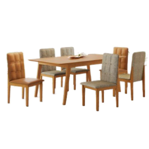 Conjunto Mesa de Jantar 1,80m com 6 cadeiras - EFRATA I