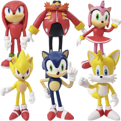 Kit Sonic Com 6 Bonecos e Seus Amigos em Promoção na Americanas