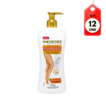 Kit C/12 Goicoechea Centella Ásia Creme p/ Pernas Anticelulite 350g