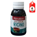 Kit C/06 Keratex Óleo de Rícino 60ml
